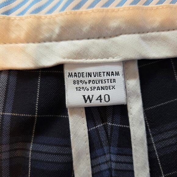 FJ Footjoy Plaid Golf Shorts sz 40 Length- 10", Stretch Performance - Picture 9 of 10